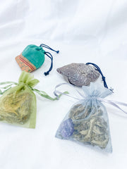 Lucid Dreams Mugwort Pouch with Amethyst Small