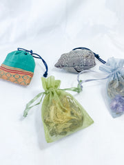Lucid Dreams Mugwort Pouch with Amethyst Small