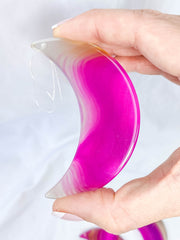 Agate Moon Christmas Tree Ornament | Pink