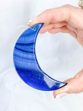 Agate Moon Christmas Tree Ornament | Blue