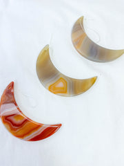 Agate Moon Christmas Tree Ornament | Sunset