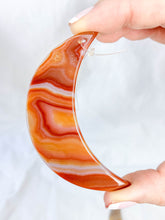 Agate Moon Christmas Tree Ornament | Sunset