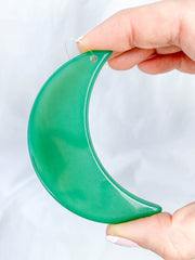 Agate Moon Christmas Tree Ornament | Green