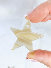 Agate Star Christmas Tree Ornament | Sunset