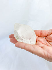 Clear Quartz Double Terminated Polished Point with Inclusions 116g