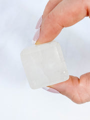 Clear Quartz Cube Carving 71g