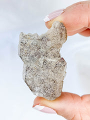 Clear Quartz with Black Rutile Elestial Natural 36g