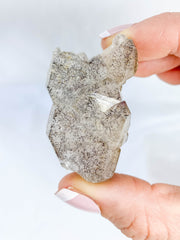Clear Quartz with Black Rutile Elestial Natural 36g