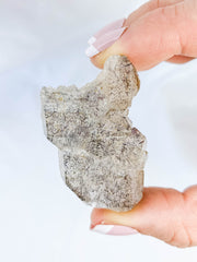 Clear Quartz with Black Rutile Elestial Natural 36g