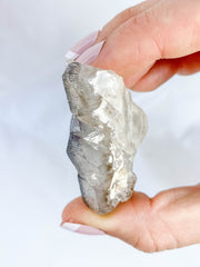 Clear Quartz with Black Rutile Elestial Natural 36g