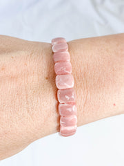Rhodochrosite Bracelet | Small Rounded