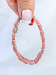 Rhodochrosite Bracelet | Medium Rounded