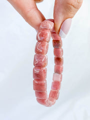 Rhodochrosite Bracelet | Medium Rounded