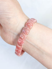 Rhodochrosite Bracelet | Medium Rounded