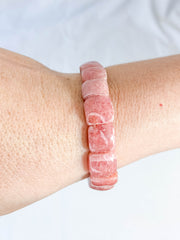 Rhodochrosite Bracelet | Medium Rounded