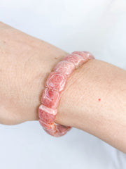 Rhodochrosite Bracelet | Medium Rounded