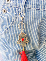 Hamsa Passion Keyring
