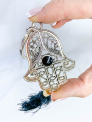 Hamsa Freedom Keyring