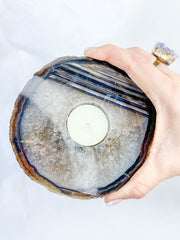 Agate Charcoal Candle Base 570g