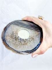 Agate Charcoal Candle Base 570g