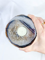 Agate Charcoal Candle Base 570g