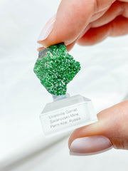 Uvarovite Green Garnet Mineral Specimen