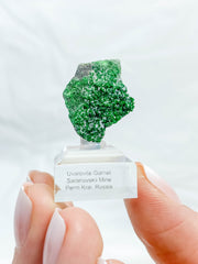 Uvarovite Green Garnet Mineral Specimen