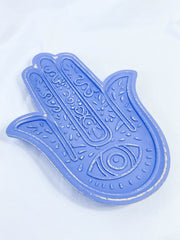 Hamsa Wooden Dish | Blue