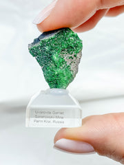 Uvarovite Green Garnet Mineral Specimen