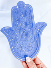Hamsa Wooden Dish | Blue
