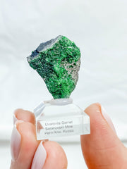 Uvarovite Green Garnet Mineral Specimen