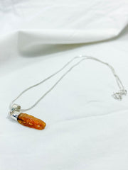 Orange Kyanite Natural Necklace