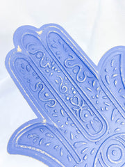 Hamsa Wooden Dish | Blue