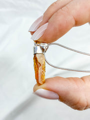Orange Kyanite Natural Necklace