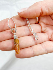 Orange Kyanite Natural Necklace