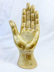 Gold Mystical Hand Statue