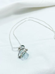 Aquamarine Polished Necklace