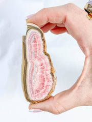 Rhodochrosite Slice 51g