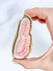 Rhodochrosite Slice 51g