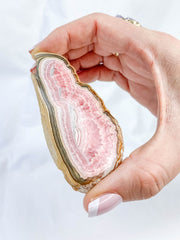 Rhodochrosite Slice 51g