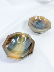 Agate Octagon Polished Bowl