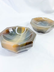 Agate Octagon Polished Bowl