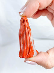Red Jasper Ghost Carving