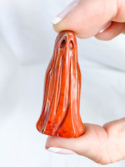 Red Jasper Ghost Carving