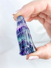 Fluorite Multi Coloured Ghost Carving
