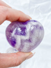 Amethyst Chevron Heart | Large