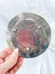 Pentagram Silver Plated Incense Holder