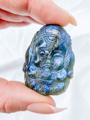 Labradorite Ganesha Carving