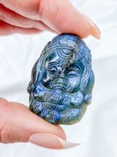 Labradorite Ganesha Carving