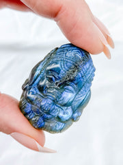 Labradorite Ganesha Carving